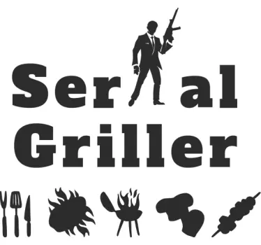 Original t-shirt til den seriøse griller - TenStickers