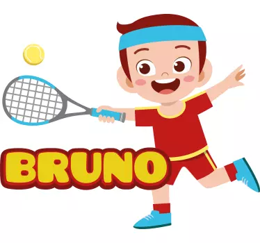 T-shirt til børn legende tennis mester - TenStickers