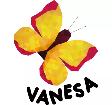Baby t-shirt med farverigt sommerfuglekunst - TenStickers