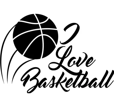 Elsker basketball t-shirt - TenStickers