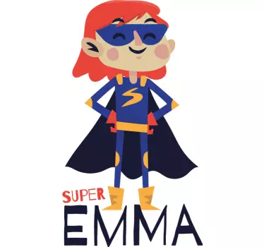 Super bror og søster T-shirts med navn - TenStickers