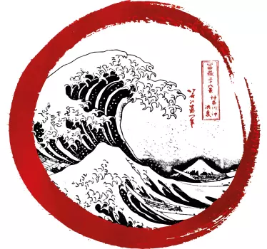 Den store bølge af kanagawa t-shirt - TenStickers