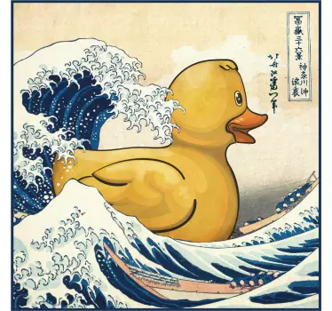 Kanagawa gummi and t-shirt - TenStickers
