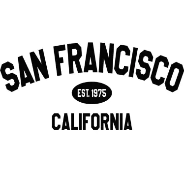 Universitetet i san francisco original t shirt - TenStickers