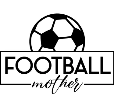 mor og datter fodbold t-shirts - TenStickers
