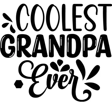 Sejeste bedstefar original t shirt - TenStickers