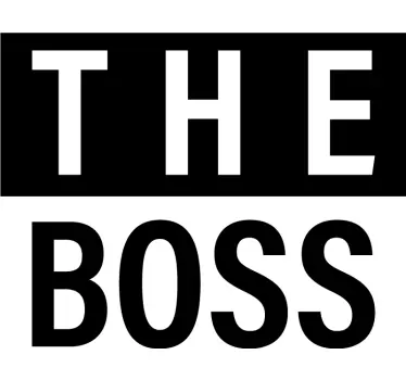The boss & The real boss par hoodie - TenStickers
