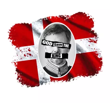 Gud bevare kongen t shirt original - TenStickers