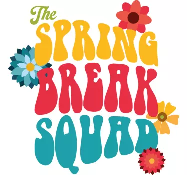 Spring break trup par t shirt - TenStickers