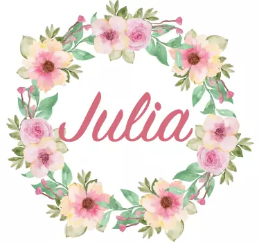 Forårsblomster personlig t shirt - TenStickers