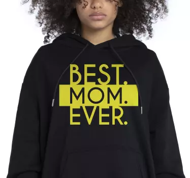 Bedste mor nogensinde t-shirt mødre dag - TenStickers