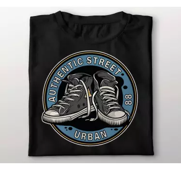 80'er converse sko illustration t-shirt - TenStickers