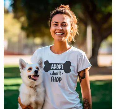 Adopter ikke køb t shirt original - TenStickers