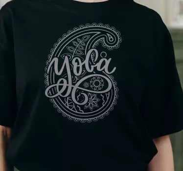 Arabisk paisley design t-shirt - TenStickers