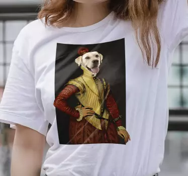 Aristokrathund T-shirts med navn - TenStickers