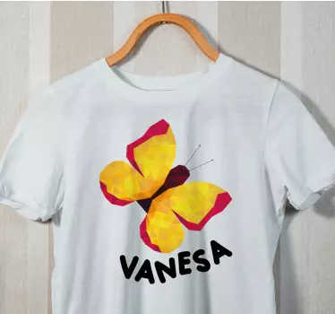 Baby t-shirt med farverigt sommerfuglekunst - TenStickers
