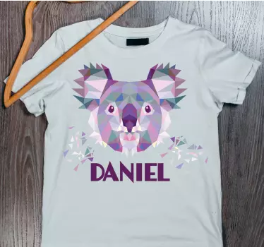 Baby t-shirt med koala ansigt kunst - TenStickers