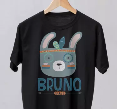 Baby t-shirt sød kanin ansigt - TenStickers