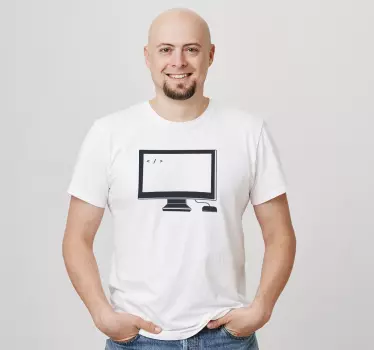 Bærbar kode original t shirt - TenStickers