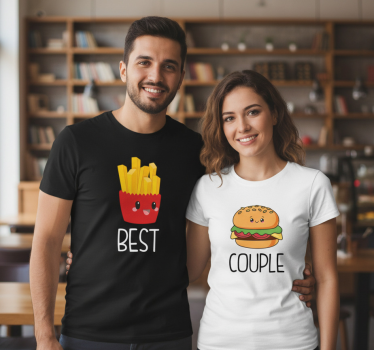 Bedste par t-shirt - TenStickers