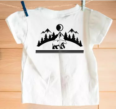 Bjørnebjergscene original t-shirt - TenStickers