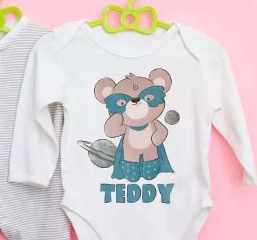 Bjørnehelt T-shirts med navn - TenStickers