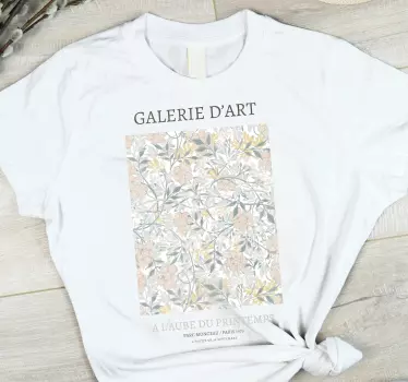 Blomstergalerie d'art original t-shirt - TenStickers