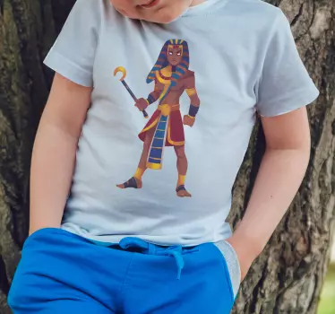 Børnet-shirt med farao karakter - TenStickers
