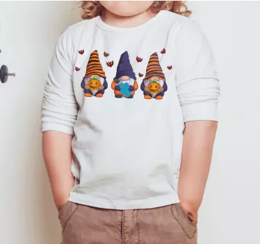 Børns t-shirt med halloween nisser samling - TenStickers