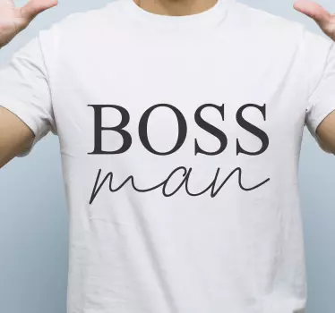 Boss mand og mini trøje far og søn tøj - TenStickers