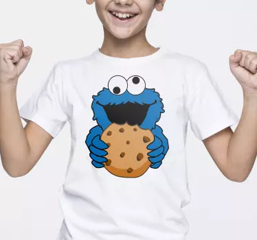 Cookie monster t-shirt - TenStickers