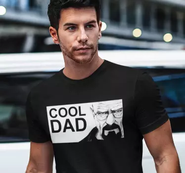 Cool far heisenberg skjorte fars dag - TenStickers
