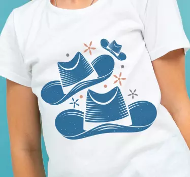 Cowboy hat t-shirt - TenStickers