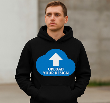 Personlig hoodie til mænd - TenStickers