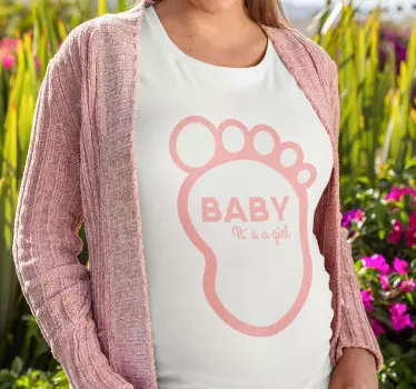Det er en baby pige mødre skjorte - TenStickers