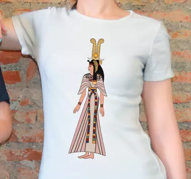 Egyptiske goddes 'satet' rekreationst-shirt - TenStickers