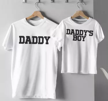 Far og søn tøj  Daddy's boy - TenStickers