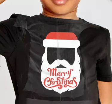 Far søn tøj t-shirt glædelig julefest - TenStickers