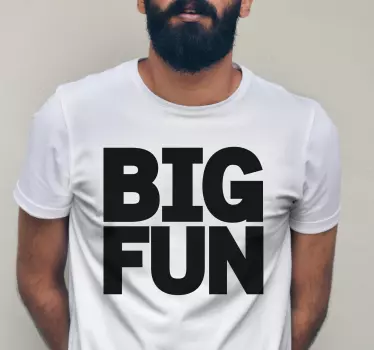 Stor sjov udtalelse original t-shirt - TenStickers