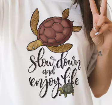 Forskellige skildpadder t-shirt - TenStickers