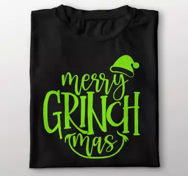 Glædelig grinchmas originale design t-shirts - TenStickers