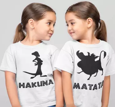 Hakuna matata børn t-shirt - TenStickers