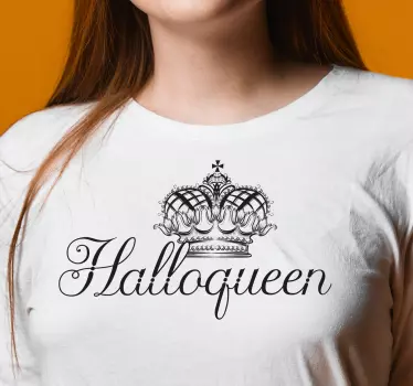 Halloqueen halloween t-shirt - TenStickers