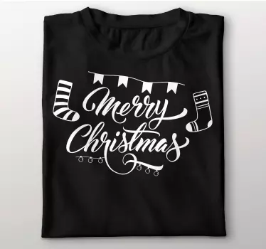 Halloween t shirt glædelig jul fejring - TenStickers