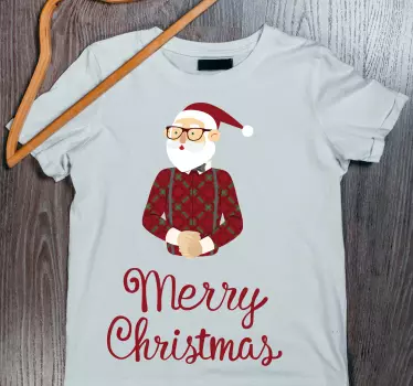 Halloween t shirt julemandens festlige stil - TenStickers