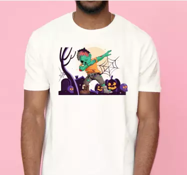 Halloween t shirt zombie dans tema - TenStickers