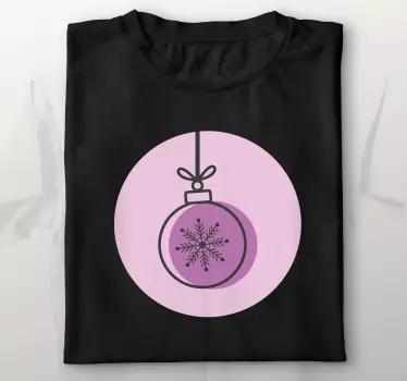 Hoodie med snefnug julepynt - TenStickers