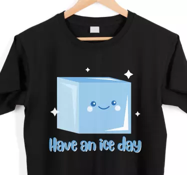 Ice cube sjovt citat design t-shirt - TenStickers