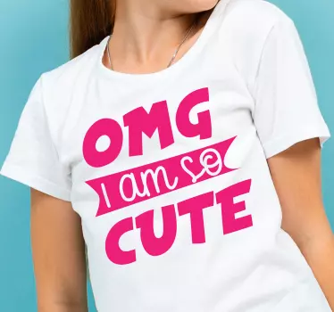 Jeg er så sød t-shirt til børn - TenStickers