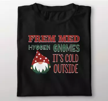 Jule nisse hyggetid jule t-shirts - TenStickers